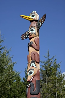 USA, Alaska, Ketchikan, Saxman Totem Park