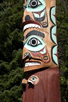 USA, Alaska, Ketchikan, Saxman Totem Park