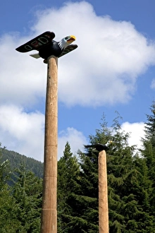 USA, Alaska, Ketchikan, Saxman Totem Park