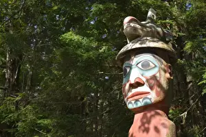 Images Dated 19th August 2015: USA, Alaska, Ketchikan, Totem Bight State Historical Park