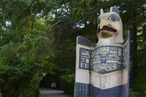 Images Dated 19th August 2015: USA, Alaska, Ketchikan, Totem Bight State Historical Park