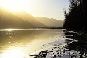 Savanah Plank Prints: USA, Alaska, Knik River