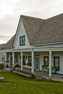 Frank Zurey Prints: USA, Alaska, Kodiak, Erskine House is the Oldest Russian Structure in the State of Alaska