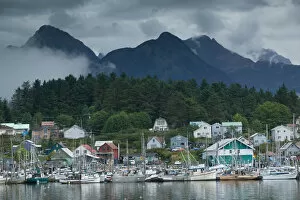 Images Dated 6th September 2004: USA-ALASKA-Southeast Alaska-SITKA: Town & Waterfront View along Sitka Channel