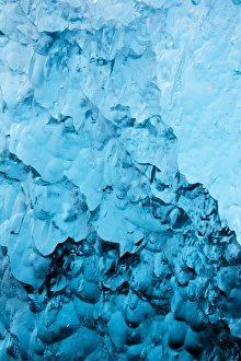 Images Dated 12th July 2010: USA, Alaska, Tracy Arm - Fjords Terror Wilderness, Close-up of deep blue glacial