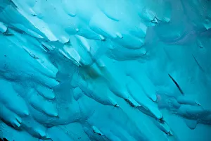 Images Dated 27th October 2018: USA, Alaska, Tracy Arm-Fords Terror Wilderness, Close-up of blue iceberg calved
