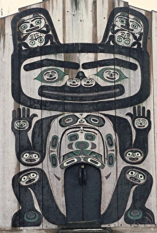 Tribe Prints: USA, Alaska, Wrangell, Tlingit Tribal House
