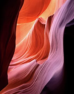 Sandstone Prints: USA Arizona Antelope Canyon Antelope Peaks