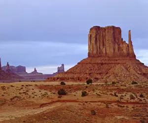 Sandstone Prints: USA; Arizona; Arizona; Sandstone formations in Monument Valley
