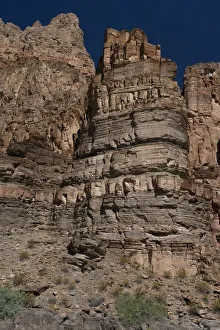 USA, Arizona. Canyon walls, Grand Canyon National Park