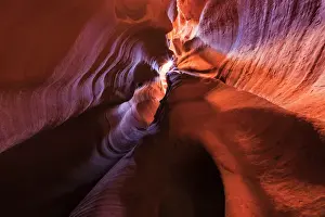 Sandstone Prints: USA, Arizona, Canyon X. Formation in eroded sandstone rock