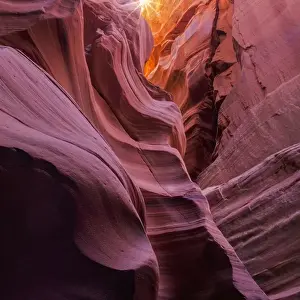 Images Dated 3rd November 2013: USA, Arizona, Canyon X. Formation in eroded sandstone rock