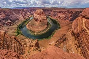 Horseshoe Bend Prints: USA, Arizona, Colorado River. Horseshoe Bend landscape