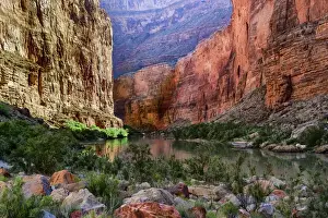 Images Dated 8th May 2005: USA Arizona Grand Canyon Colorado River Float Trip Whitmore Creek