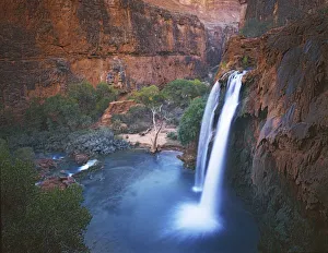 Havasu Falls Prints: USA, Arizona, Grand Canyon, Havasu Falls