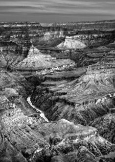 Images Dated 11th September 2010: USA, Arizona, Grand Canyon National Park, Sunrise view of Colorado River from Mojave