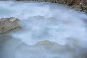 Images Dated 8th November 2014: USA, Arizona, Grand Canyon National Park. Close-up of Havasu Creeks blue water