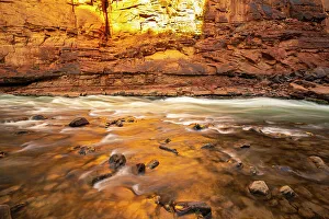 Marble Canyon Prints: USA, Arizona, Grand Canyon National Park. House Rock Rapid in Marble Canyon