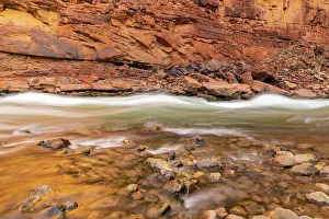 Marble Canyon Prints: USA, Arizona, Grand Canyon National Park. House Rock Rapid in Marble Canyon