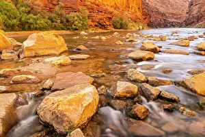 USA, Arizona, Grand Canyon National Park. House Rock Rapid in Marble Canyon
