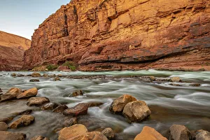 Marble Canyon Prints: USA, Arizona, Grand Canyon National Park. House Rock Rapid in Marble Canyon