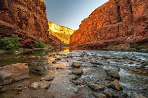 Marble Canyon Prints: USA, Arizona, Grand Canyon National Park. House Rock Rapid in Marble Canyon