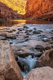 Marble Canyon Prints: USA, Arizona, Grand Canyon National Park. House Rock Rapid in Marble Canyon