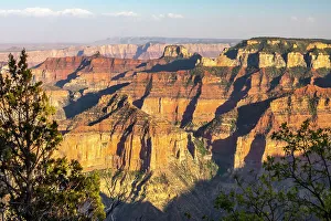 Overview Prints: USA, Arizona, Grand Canyon National Park. Landscape from North Rim of Point Imperial