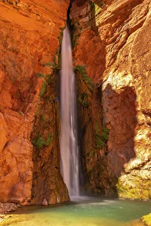 USA, Arizona, Grand Canyon National Park. Deer Creek Falls scenic