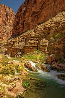 USA, Arizona, Grand Canyon National Park. Havasu Creek on Colorado River