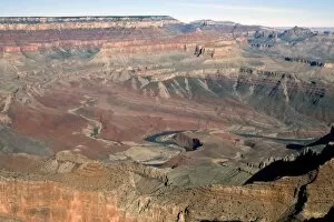 Images Dated 6th January 2007: USA, Arizona, Grand Canyon National Park. Grand Canyon in winter, as seen from Lipan