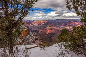 Weather Prints: USA, Arizona, Grand Canyon National Park South Rim