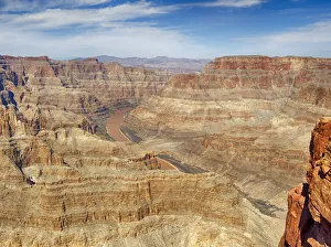 Prints of USA, Arizona. Grand Canyon West, view with the Colorado River Images Dated 2019 May: USA, Arizona. Grand Canyon West, view with the Colorado River