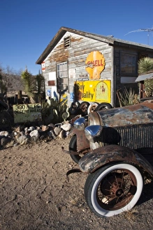 Shack Prints: USA, Arizona, Hackberry. Rt. 66 Town, Old Rt 66 Visitor Center