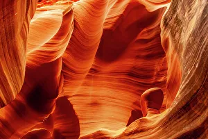 Slot Canyon Prints: USA, Arizona, Lake Powell Navajo Tribal Park