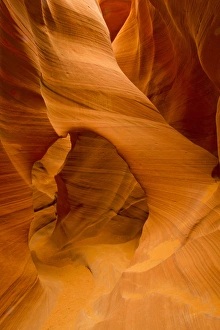 Images Dated 17th May 2011: USA, Arizona, Lower Antelope Canyon. View of slot canyon formation