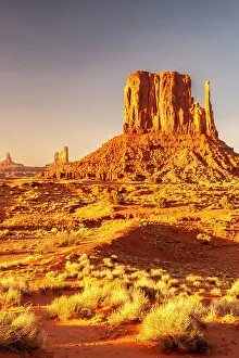 The Mittens Prints: USA, Arizona, Monument Valley Navajo Tribal Park. The Mittens formations