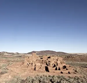 Images Dated 15th March 2012: USA, Arizona. Native American ruins at Wupatki National Monument