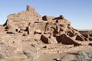 Civilization Prints: USA, Arizona. Native American ruins at Wupatki National Monument