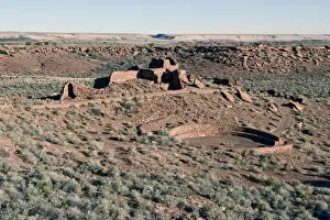 Images Dated 15th March 2012: USA, Arizona. Native American ruins at Wupatki National Monument