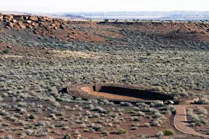 Images Dated 15th March 2012: USA, Arizona. Native American ruins at Wupatki National Monument