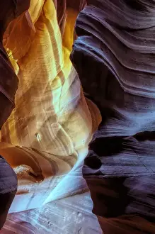 Images Dated 13th November 2008: USA, Arizona, Paige. Rock patterns in Antelope Canyon
