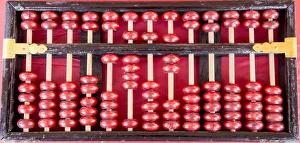 Frame Prints: USA, Arizona, Phoenix. Chinese abacus close-up