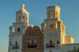 USA, Arizona, Sonoran Desert. San Xavier del Bac Mission