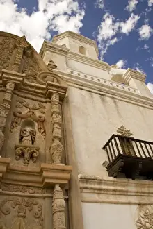 Images Dated 29th September 2007: USA, Arizona, Tucson. Architectural details of Mission San Xavier del Bac