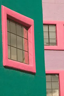 Neighborhood Prints: USA-ARIZONA-Tucson: Downtown: La Placita Complex Colorful Building Detail