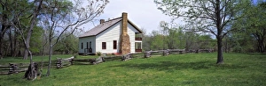 Arkansas Prints: USA, Arkansas, Pea Ridge NMP. Elkhorn Tavern, in the Pea Ridge NMP, Arkansas, was