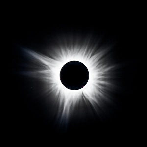 Images Dated 13th July 2024: USA, Arkansas. The Total Solar Eclipse of April 8, 2024, Totality