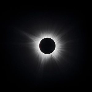 Images Dated 12th November 2024: USA, Arkansas. The Total Solar Eclipse of April 8, 2024, Totality