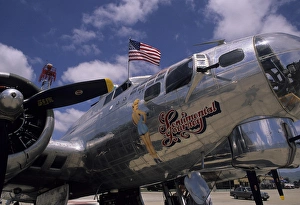 Plane Prints: USA, B-17 Bomber Aircraft, Salinas, California